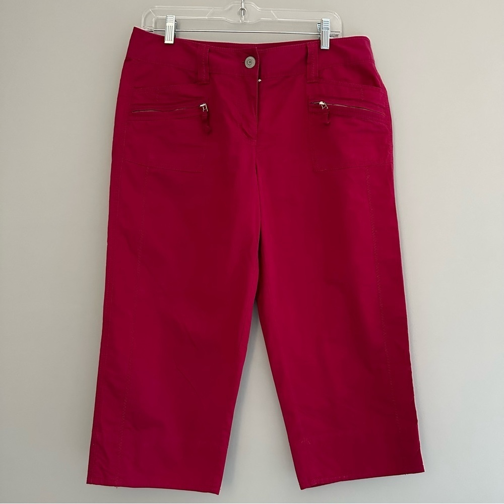 Ann Taylor 100% Cotton Pink Capri Pants